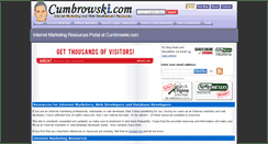 Desktop Screenshot of cumbrowski.com