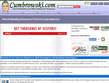 Tablet Screenshot of cumbrowski.com